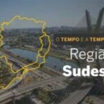 O TEMPO E A TEMPERATURA: Confira a previsão do tempo para a Região Sudeste neste domingo (2)