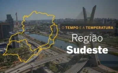 O TEMPO E A TEMPERATURA: Confira a previsão do tempo para a Região Sudeste neste domingo (2)