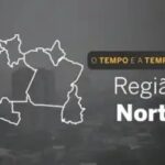Temperaturas altas dominam a Região Norte nesta segunda-feira (segunda-feira)