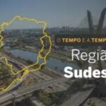 O TEMPO E A TEMPERATURA: Sudeste terá poucas nuvens neste domingo, com máxima de 30°C
