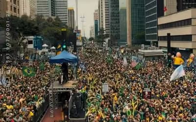 Manifestações de grupos de direita e de esquerda movimentam cidades brasileiras nesta segunda-feira (7)