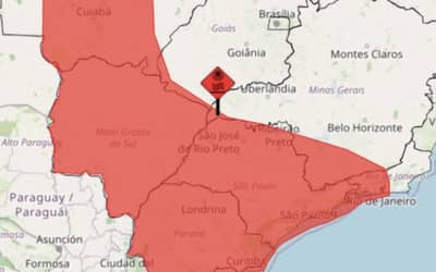 Onda de calor da primavera abrange Centro-Oeste, Sudeste e Sul (sábado (26) até quarta-feira (30))