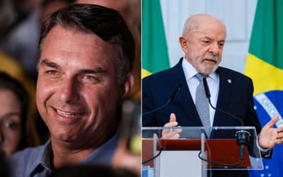 Flávio Bolsonaro tem 52,8% dos votos válidos e abre 5,6 pontos de vantagem sobre Lula, aponta pesquisa
